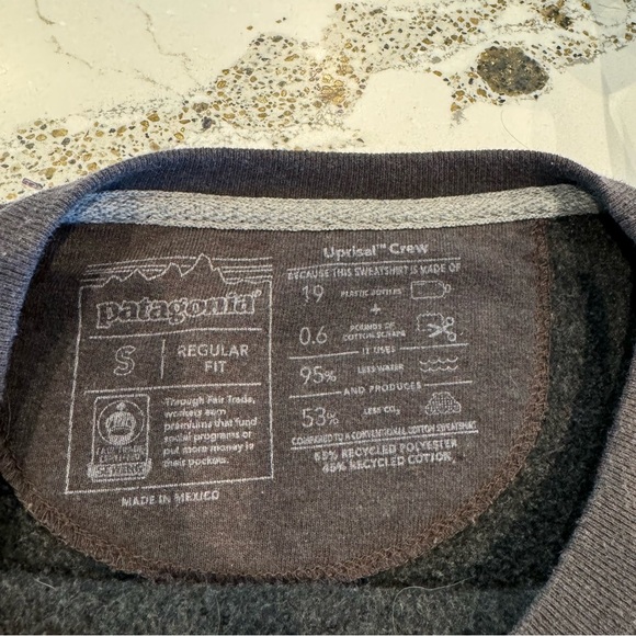 Patagonia Ridge Rise Stripe Uprisal Crew Sweatshirt - Picture 6 of 6